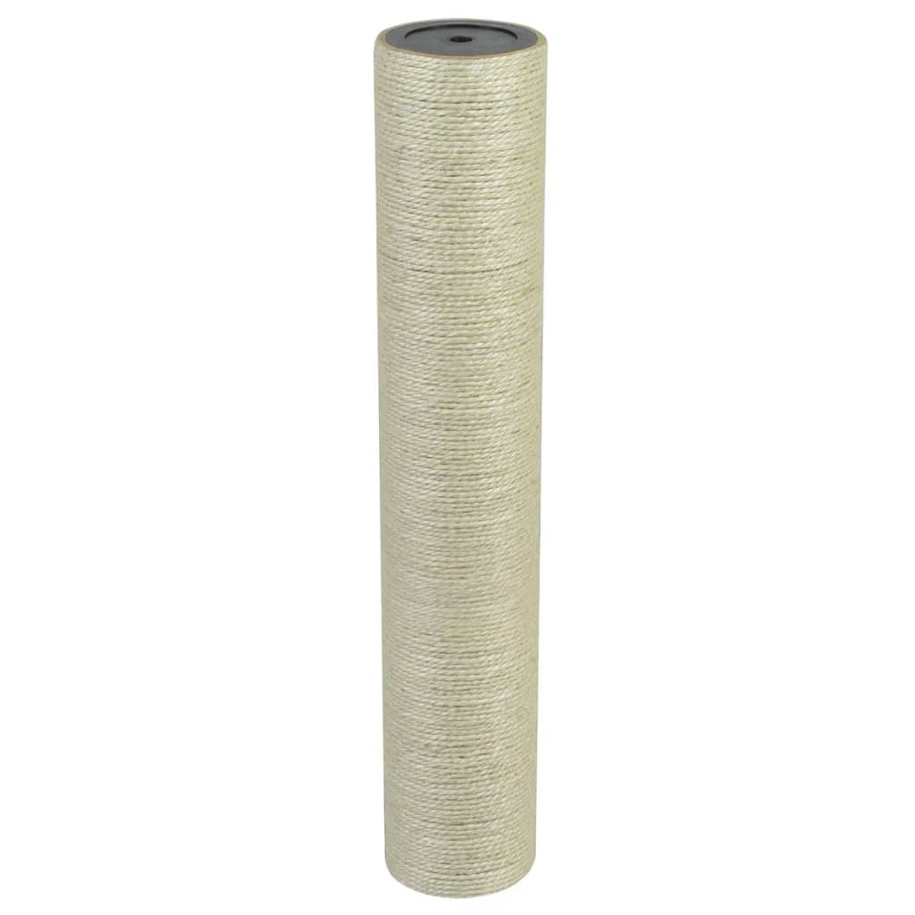 Stĺpik na škrabanie pre mačky, 8x45 cm, 8 mm, béžový