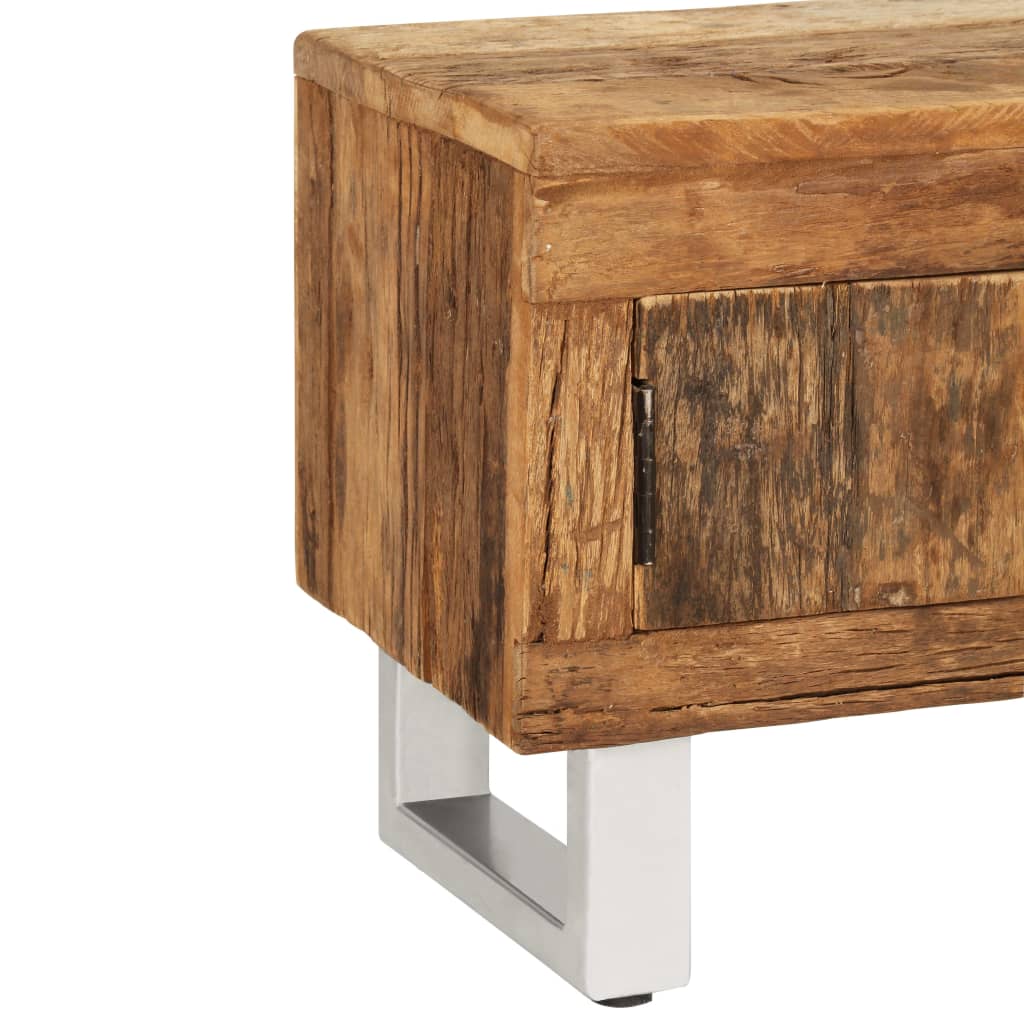 TV stolík, recyklovaný masív 140x30x40 cm