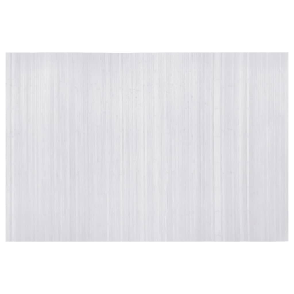 Paraván z bambusu, biely 250x165 cm