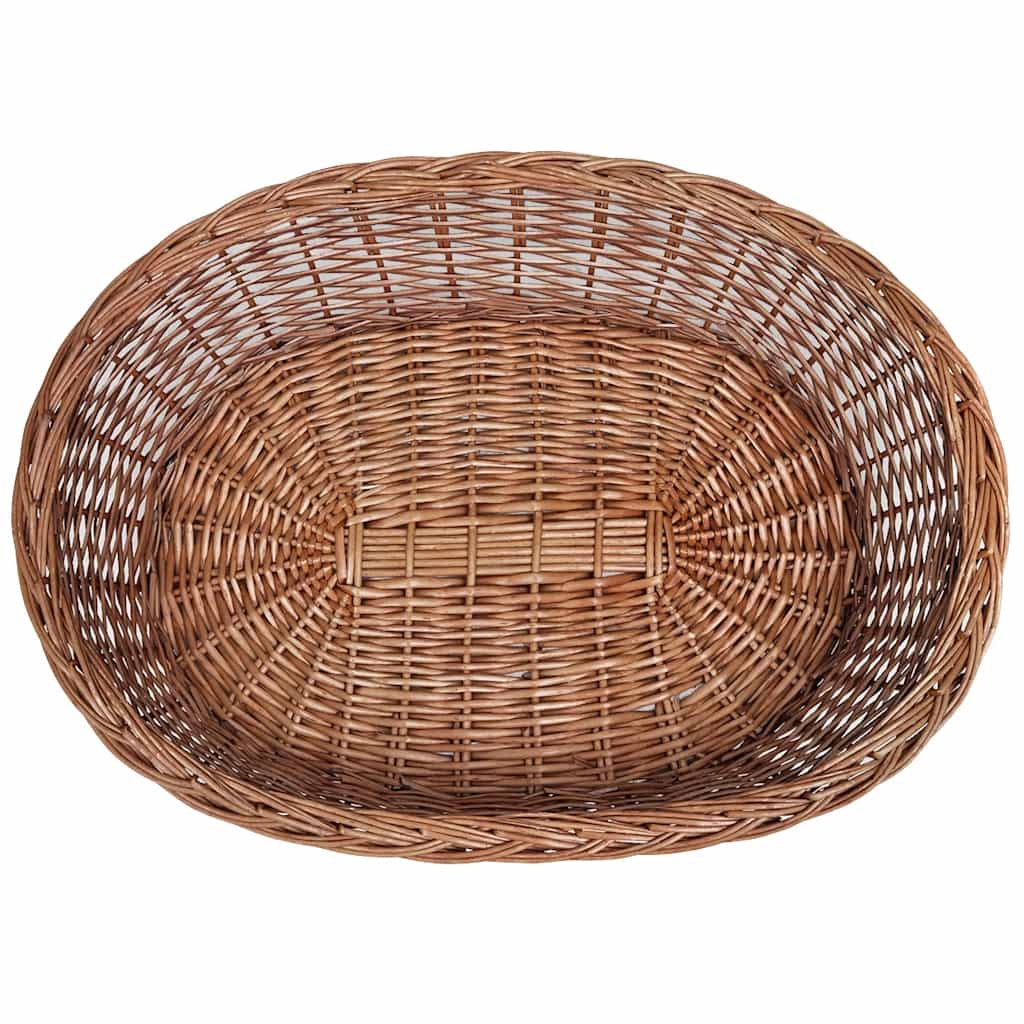 Košík/pelech pre psy z vŕbového prútia, prírodná farba 90 cm