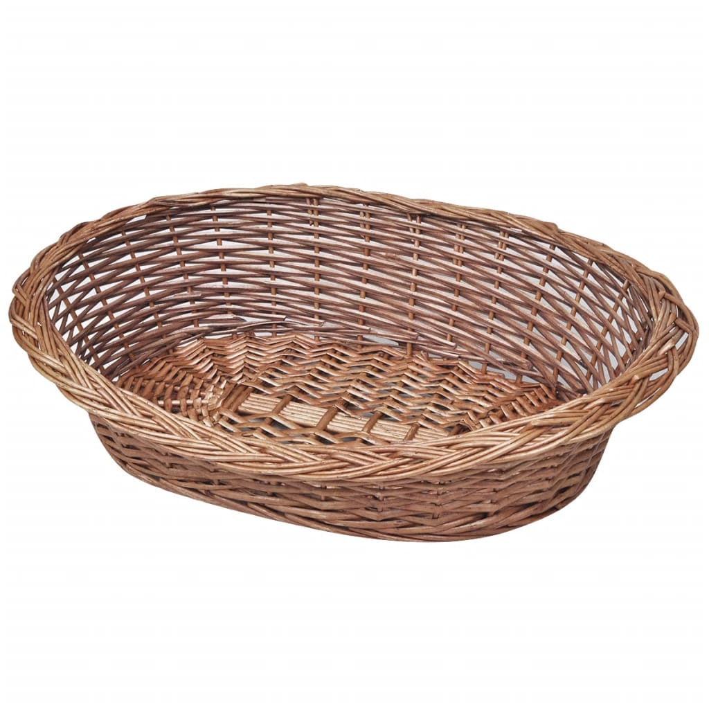Košík/pelech pre psy z vŕbového prútia, prírodná farba 69 cm