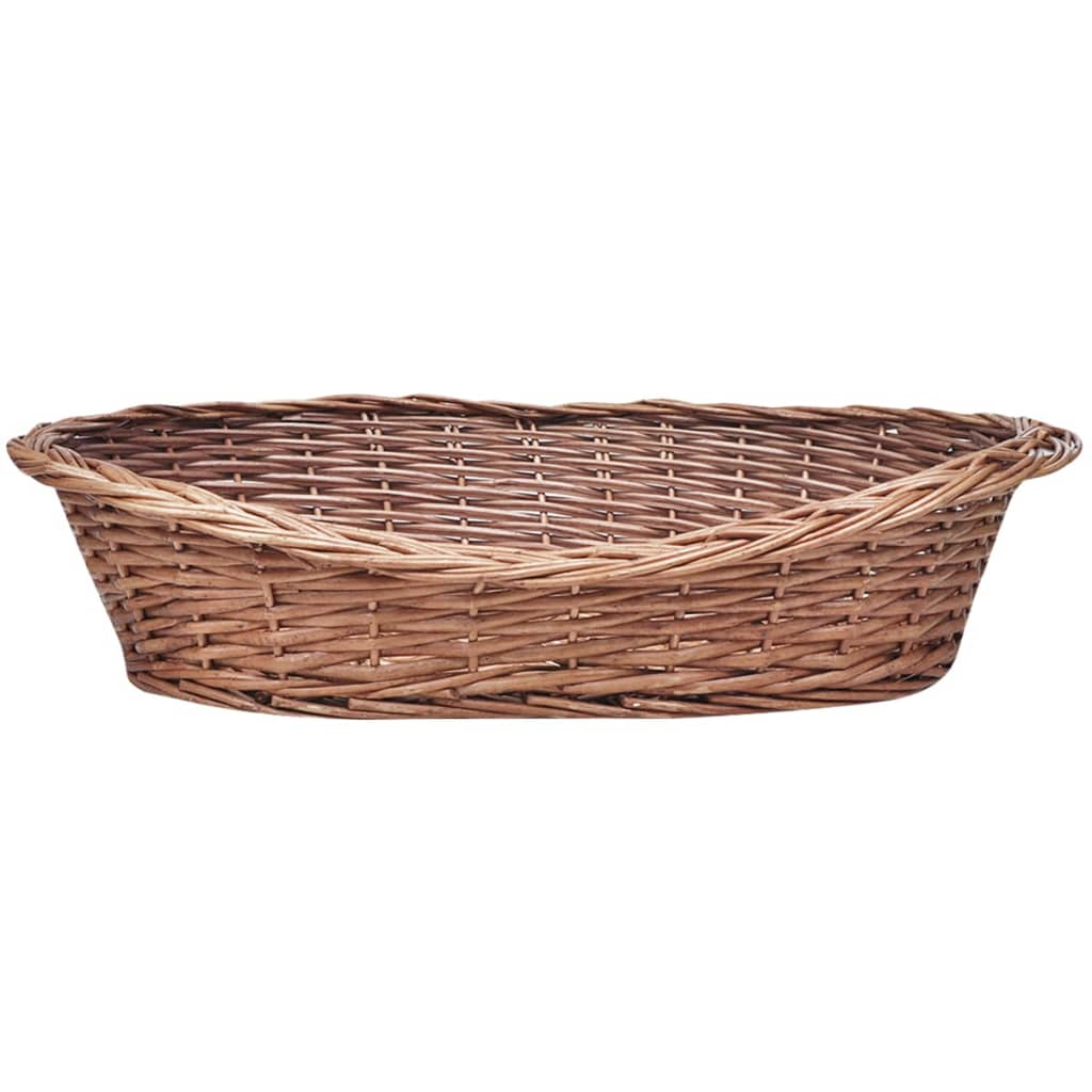 Košík/pelech pre psy z vŕbového prútia, prírodná farba 69 cm