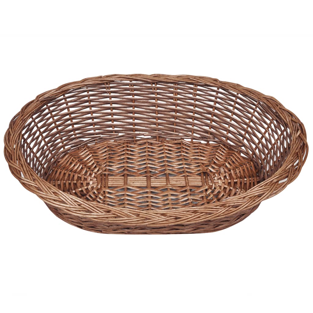 Košík/pelech pre psy z vŕbového prútia, prírodná farba 69 cm