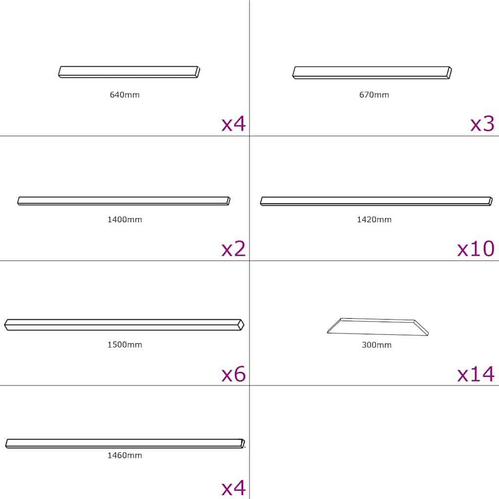 Kurín 3x1,5x1,5 m, impregnovaná borovica
