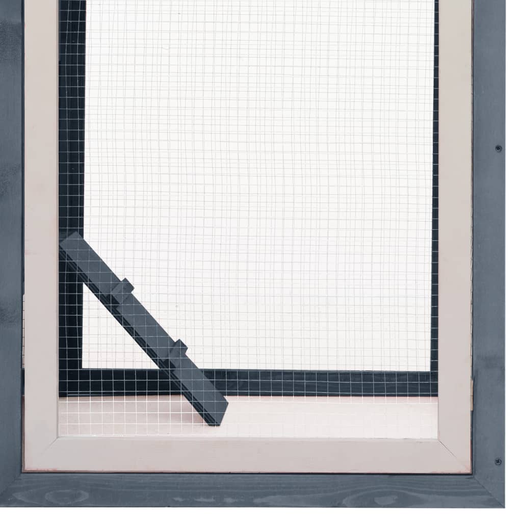 Kurín, sivý 170x81x110 cm, borovicový a jedľový masív