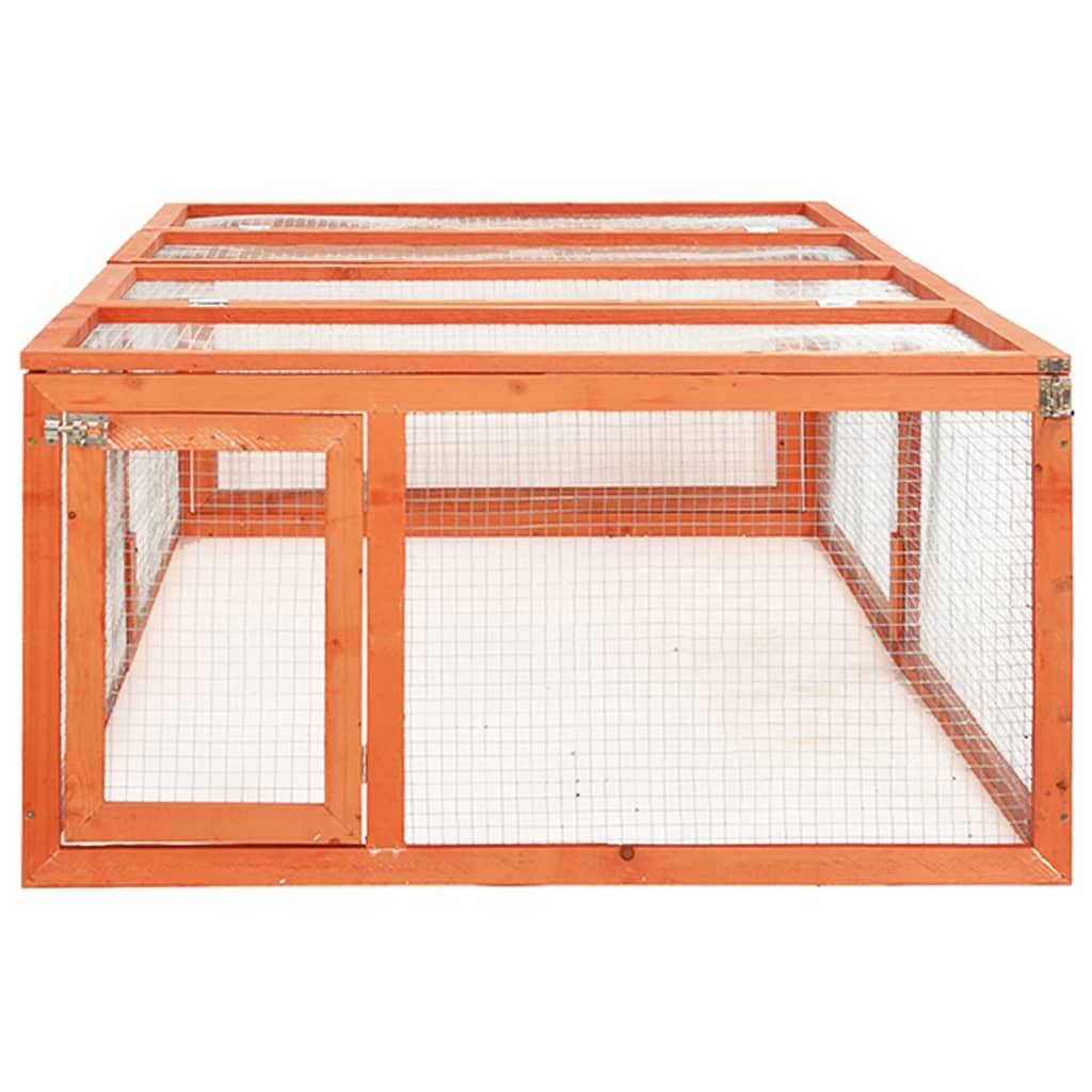 Králikáreň 183x90x46,5 cm masívne jedľové drevo