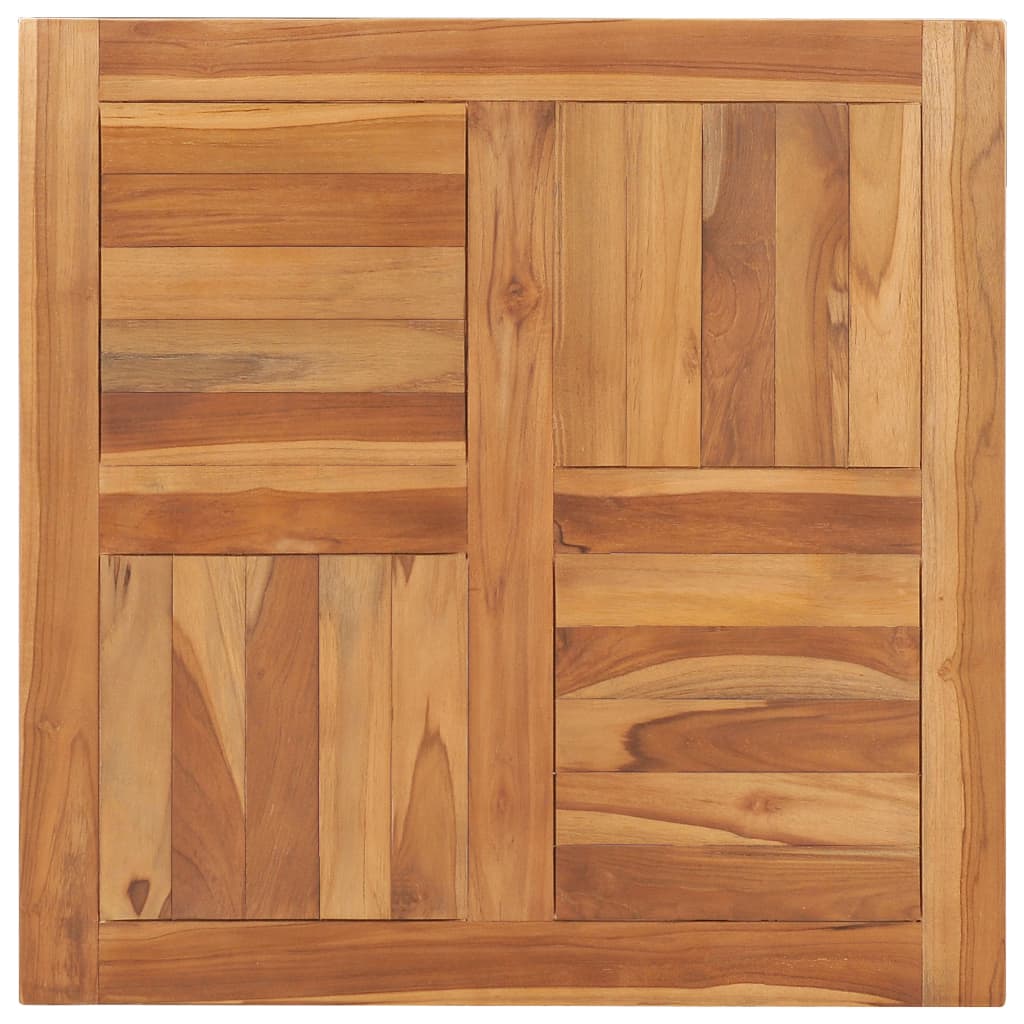 Stolová doska, tíkový masív 70x70x2,5 cm