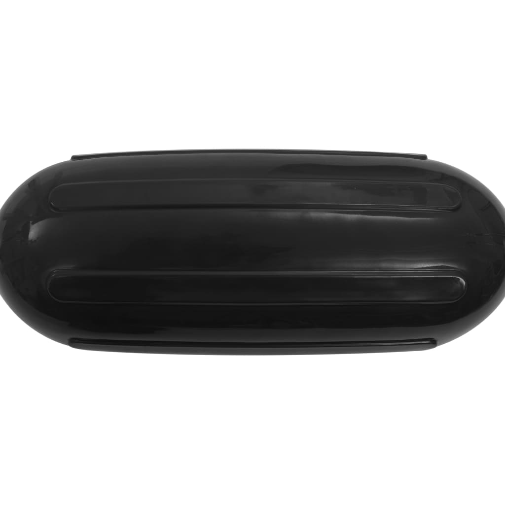 Lodný nárazník 4 ks, čierny 51x14 cm, PVC