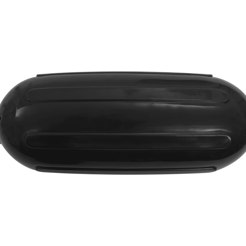 Lodný nárazník 4 ks, čierny 58,5x16,5 cm, PVC