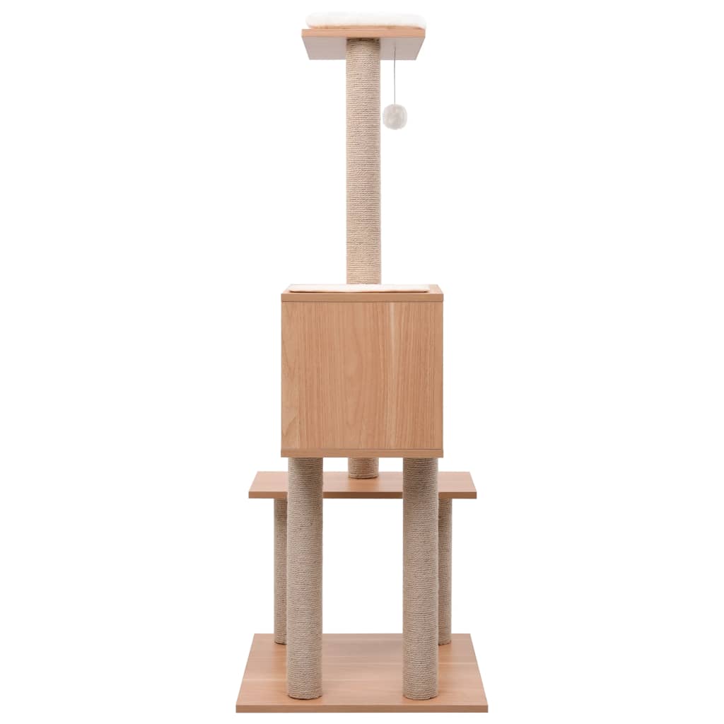 Škrabadlo pre mačky so sisalovou podložkou 129 cm