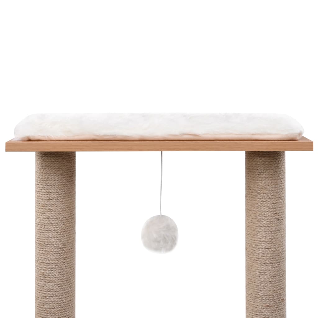 Škrabadlo pre mačky so sisalovou podložkou 129 cm