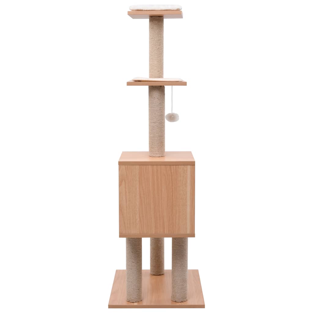 Škrabadlo pre mačky so sisalovou podložkou 123 cm