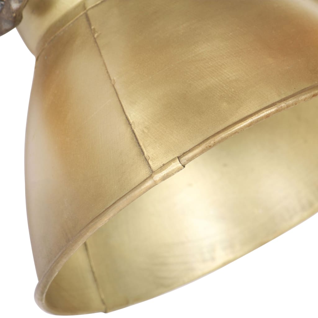 Industriálna nástenná lampa mosadzná 65x25 cm E27