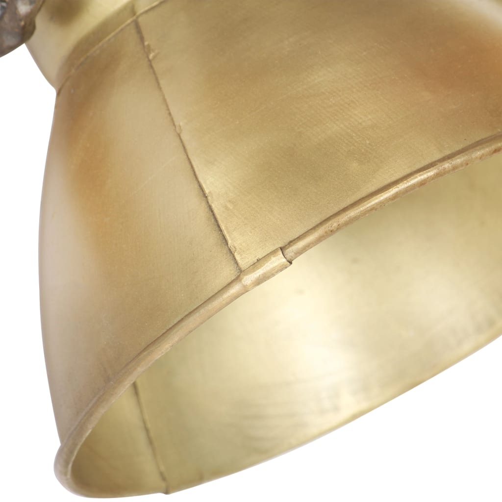 Industriálna nástenná lampa mosadzná 45x25 cm E27