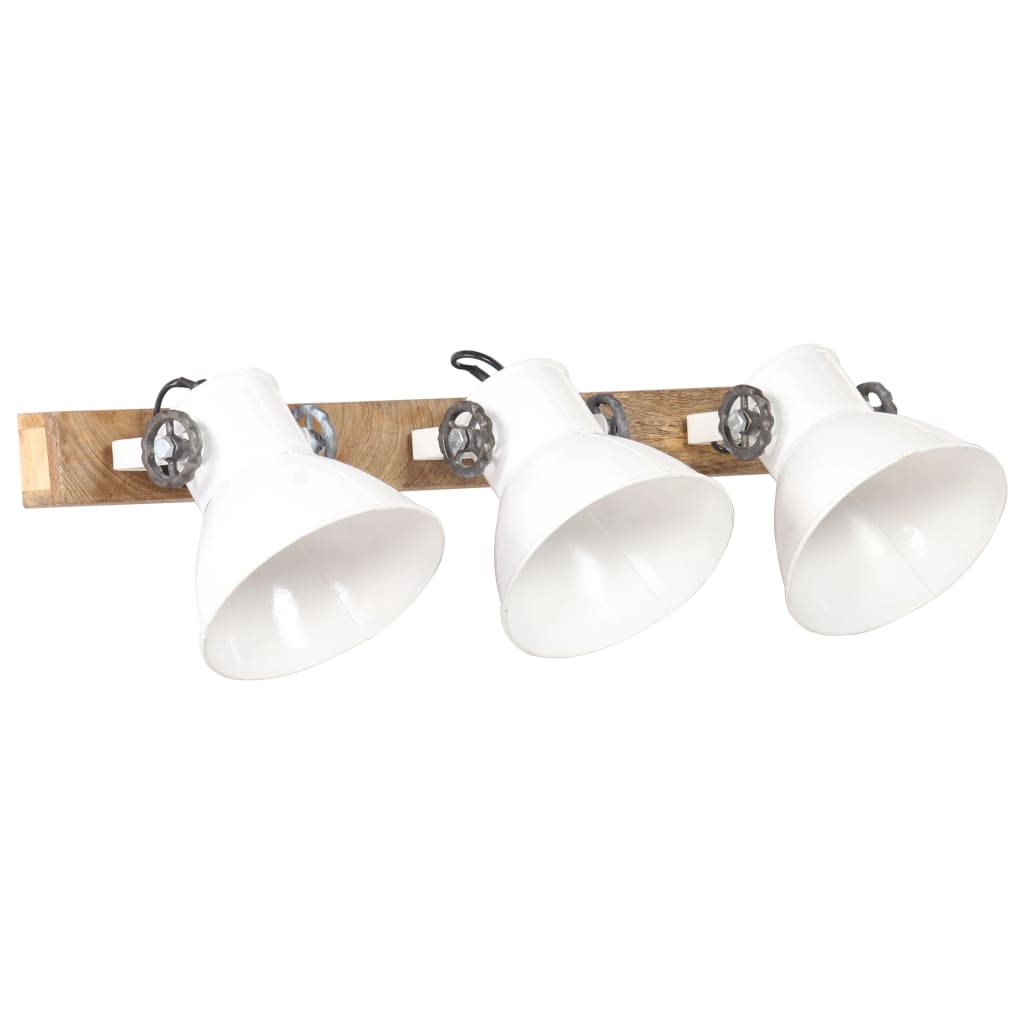 Industriálna nástenná lampa biela 65x25 cm E27