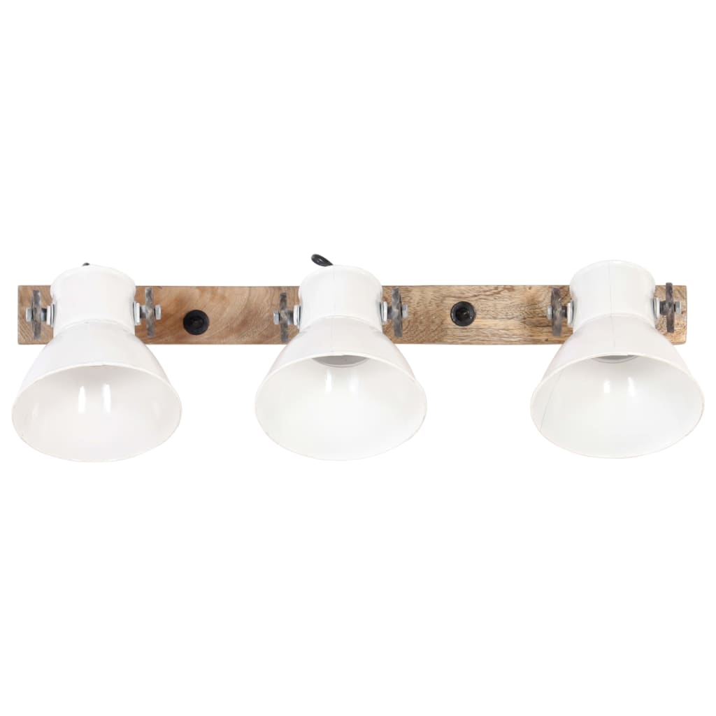 Industriálna nástenná lampa biela 65x25 cm E27
