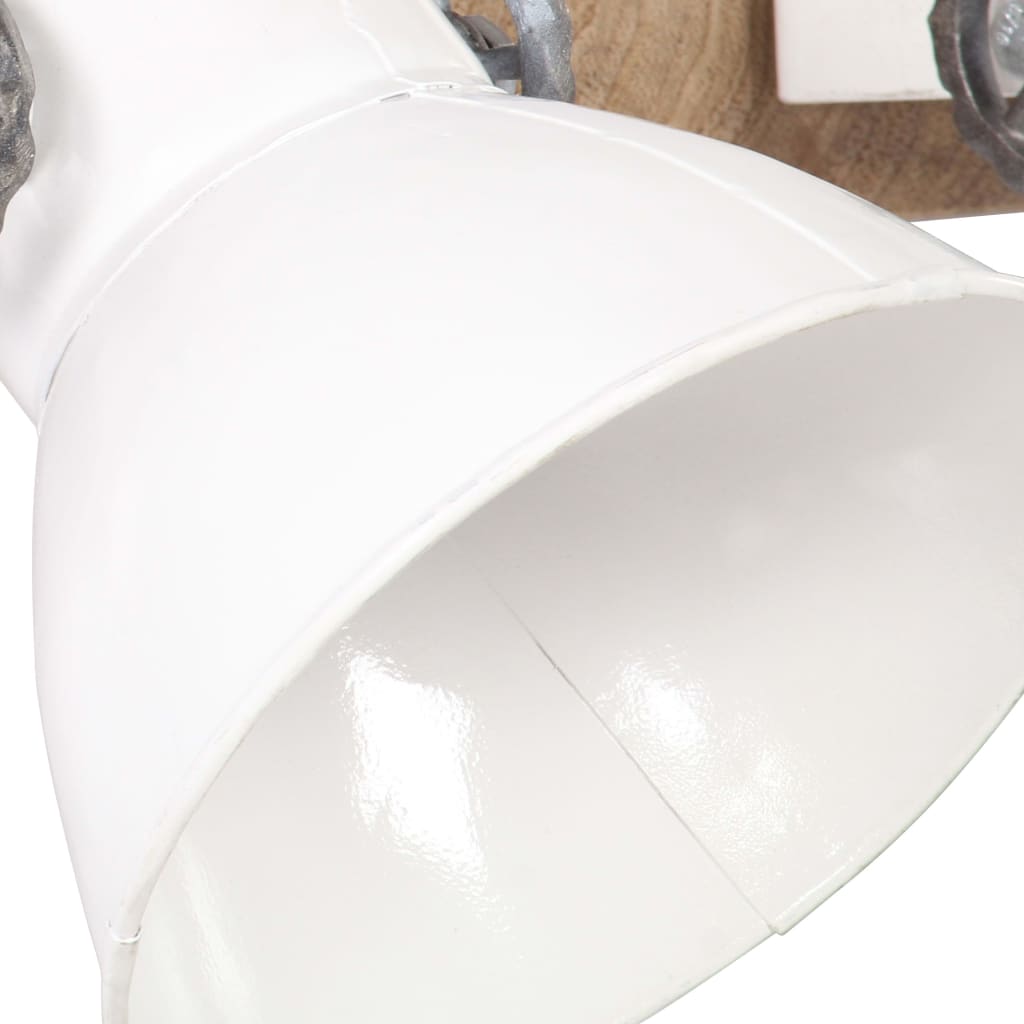 Industriálna nástenná lampa biela 65x25 cm E27