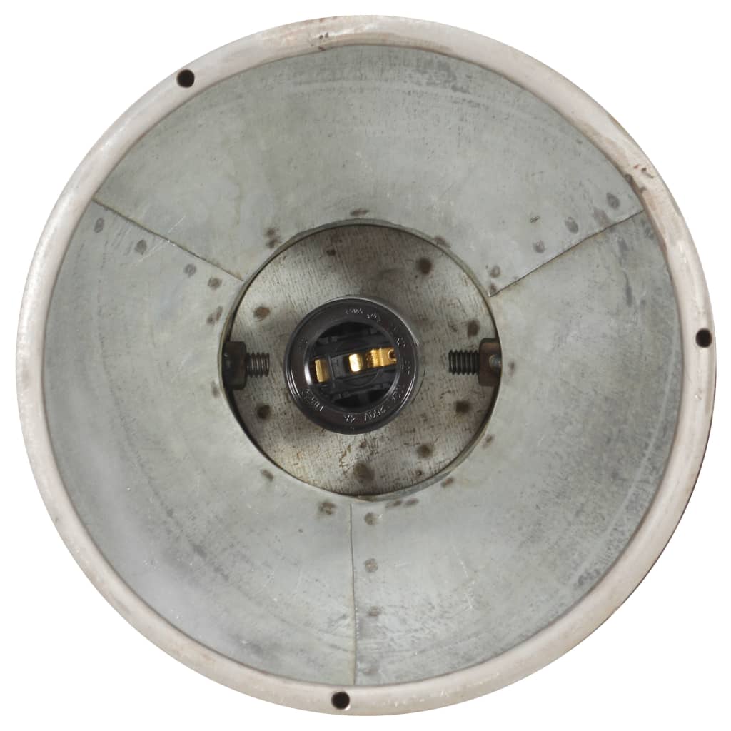 Industriálna stropová lampa strieborná mangovník E27