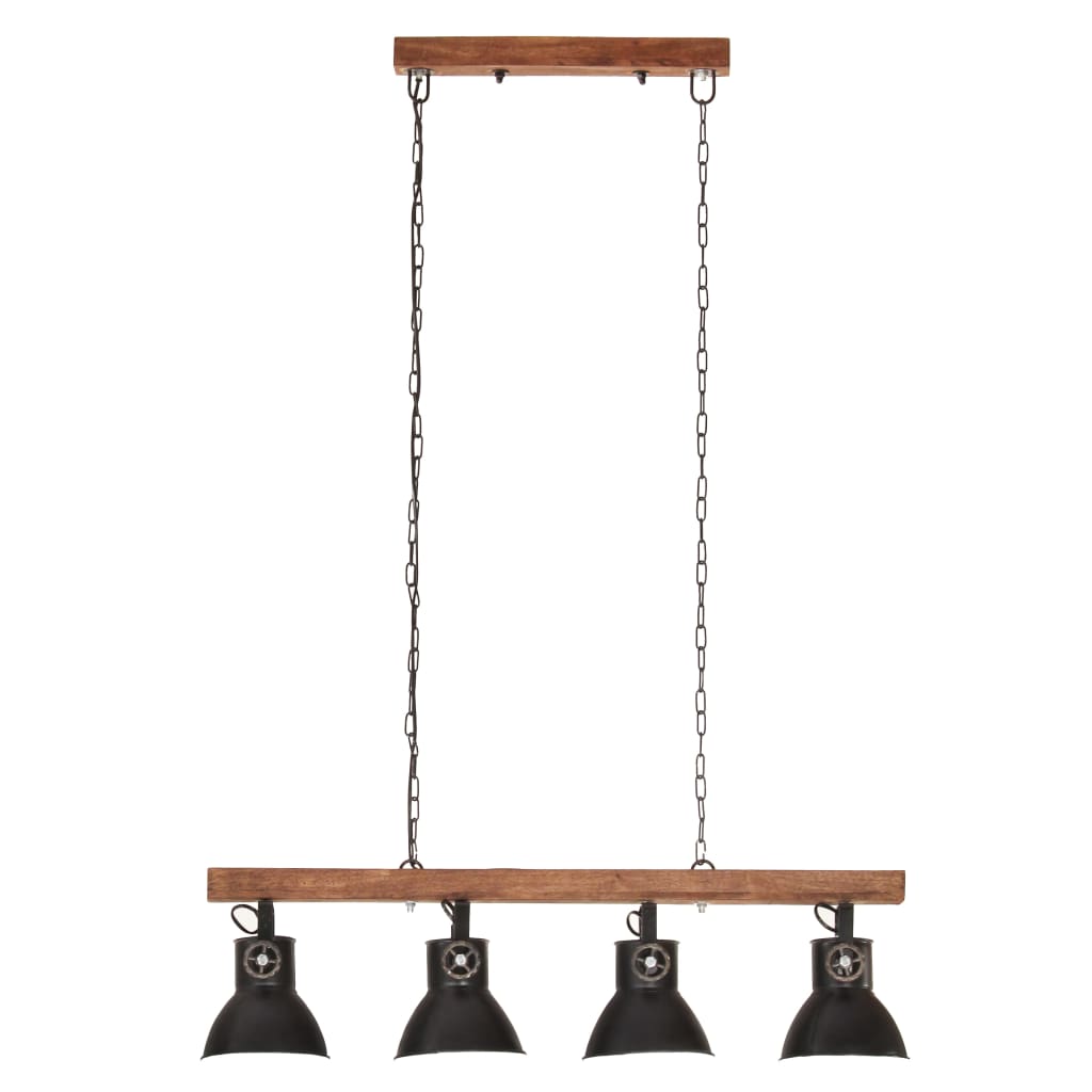 Industriálna stropová lampa čierna mangovník E27