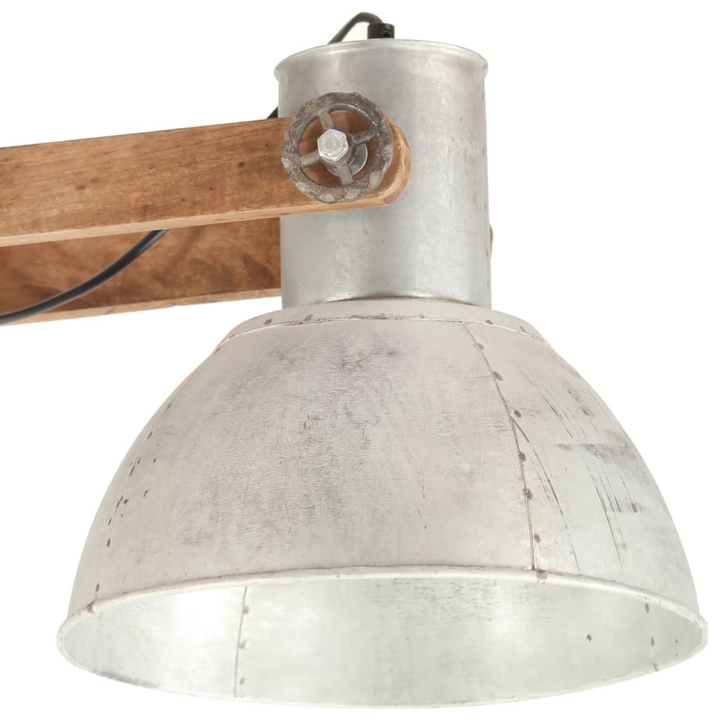 Industriálna závesná lampa 25 W strieborná 109 cm E27