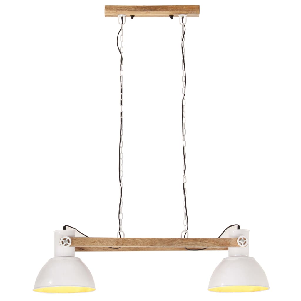 Industriálna závesná lampa 25 W biela 109 cm E27