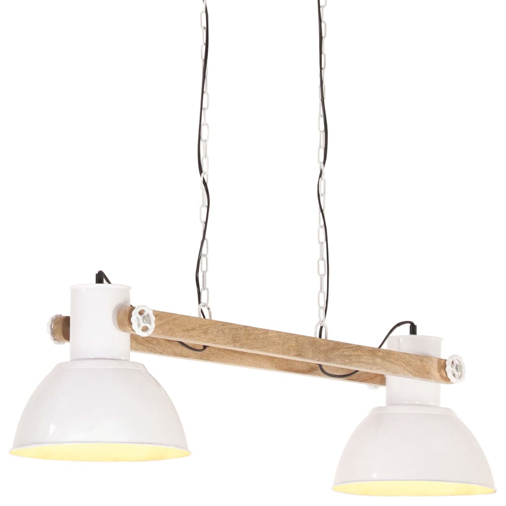 Industriálna závesná lampa 25 W biela 109 cm E27