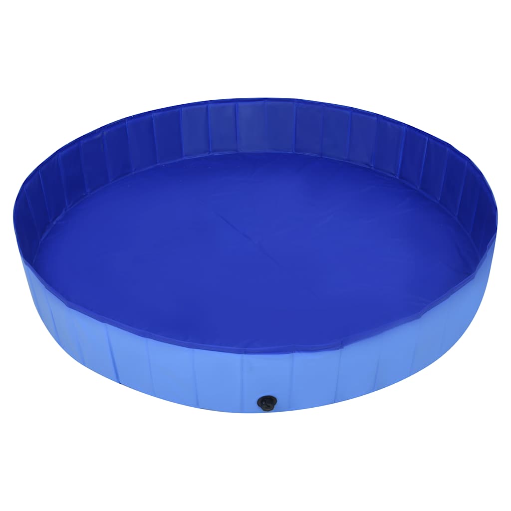 Skladací bazén pre psov modrý 300x40 cm PVC