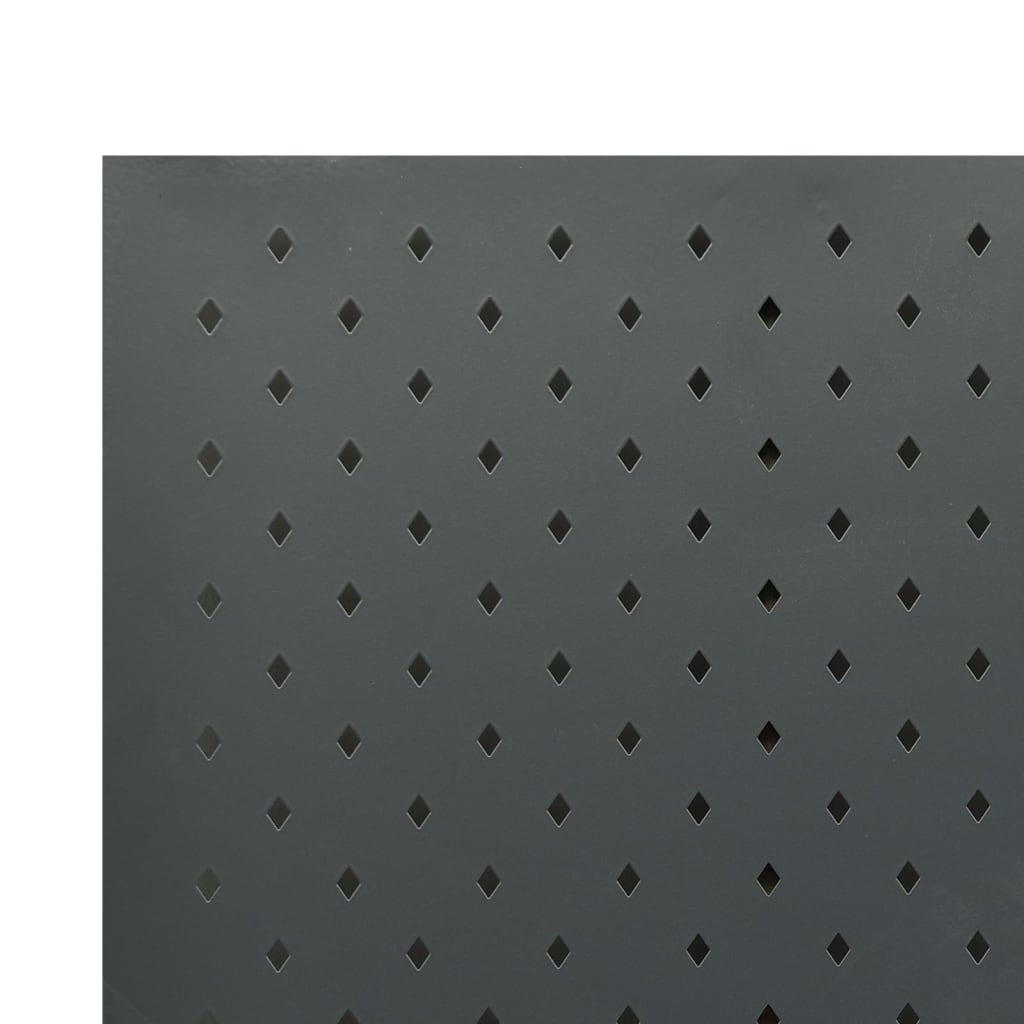 Paraván so 6 panelmi, antracitový 240x180 cm oceľ