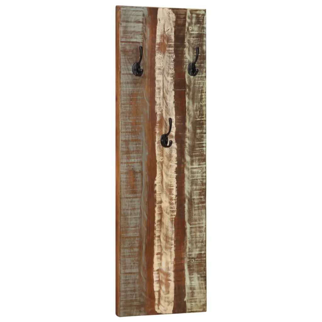 Nástenné vešiaky na kabáty 2 ks 36x3x110 cm recyklovaný masív