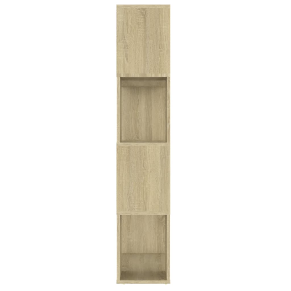 Knižnica deliaca stena dub sonoma 80x24x124,5 cm drevotrieska