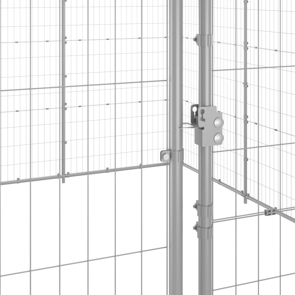 Vonkajšia voliéra pre psov pozinkovaná oceľ 33,88 m²