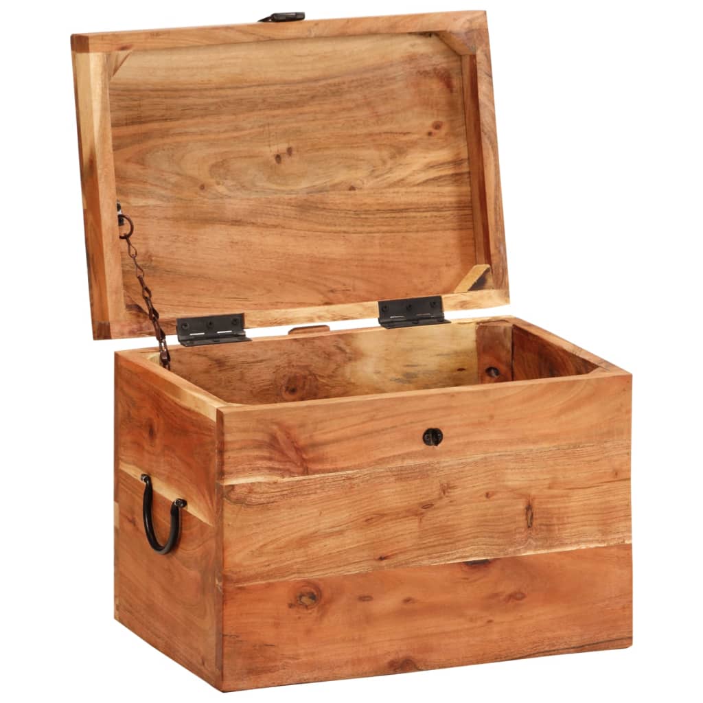 Úložný box 39x28x31 cm akáciový masív