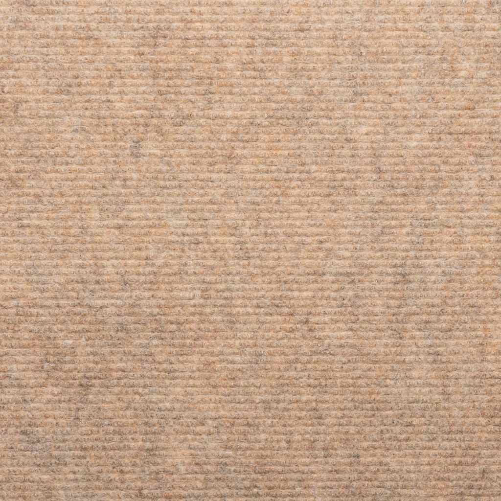 Samolepiace nášľapy na schody 15 ks 56x17x3 cm béžové
