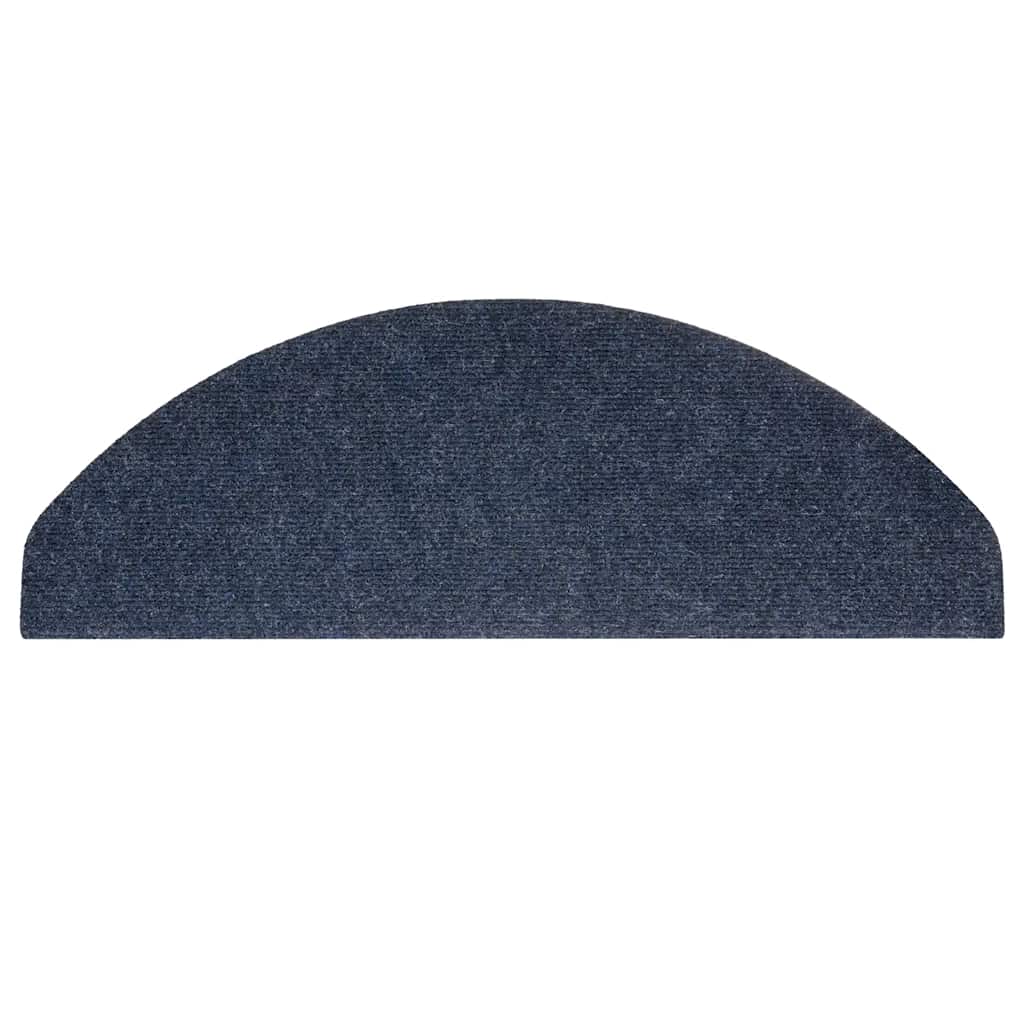 Samolepiace nášľapy na schody 15 ks 65x22,5x3,5 cm modré