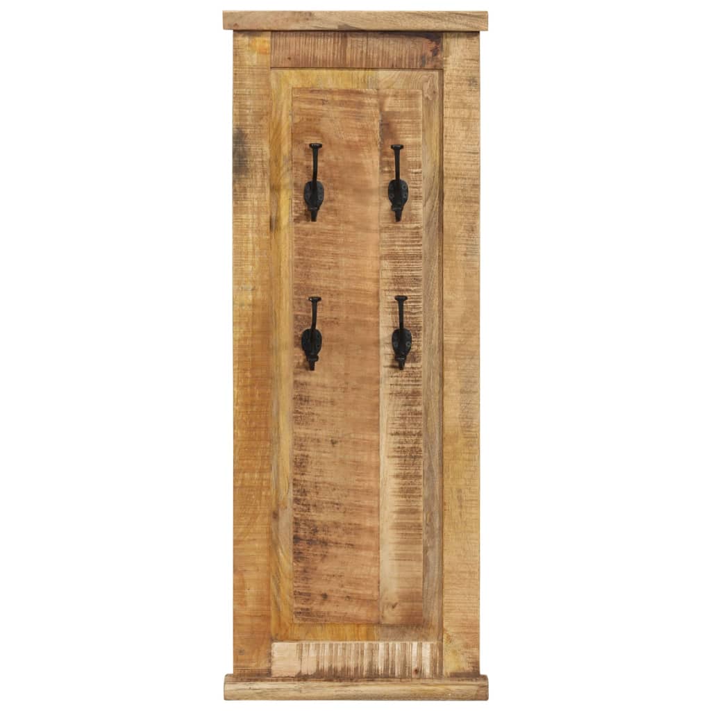 Vešiaky na kabáty 2 ks masívne magovníkové drevo 38x100 cm