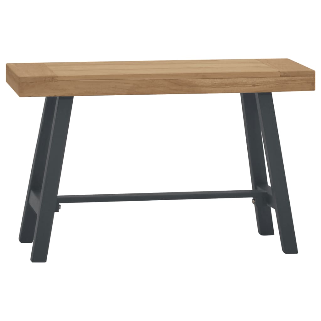 Lavica 80 cm masívne tíkové drevo