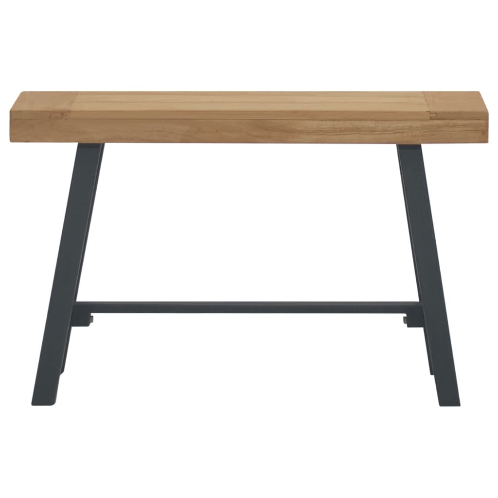 Lavica 80 cm masívne tíkové drevo