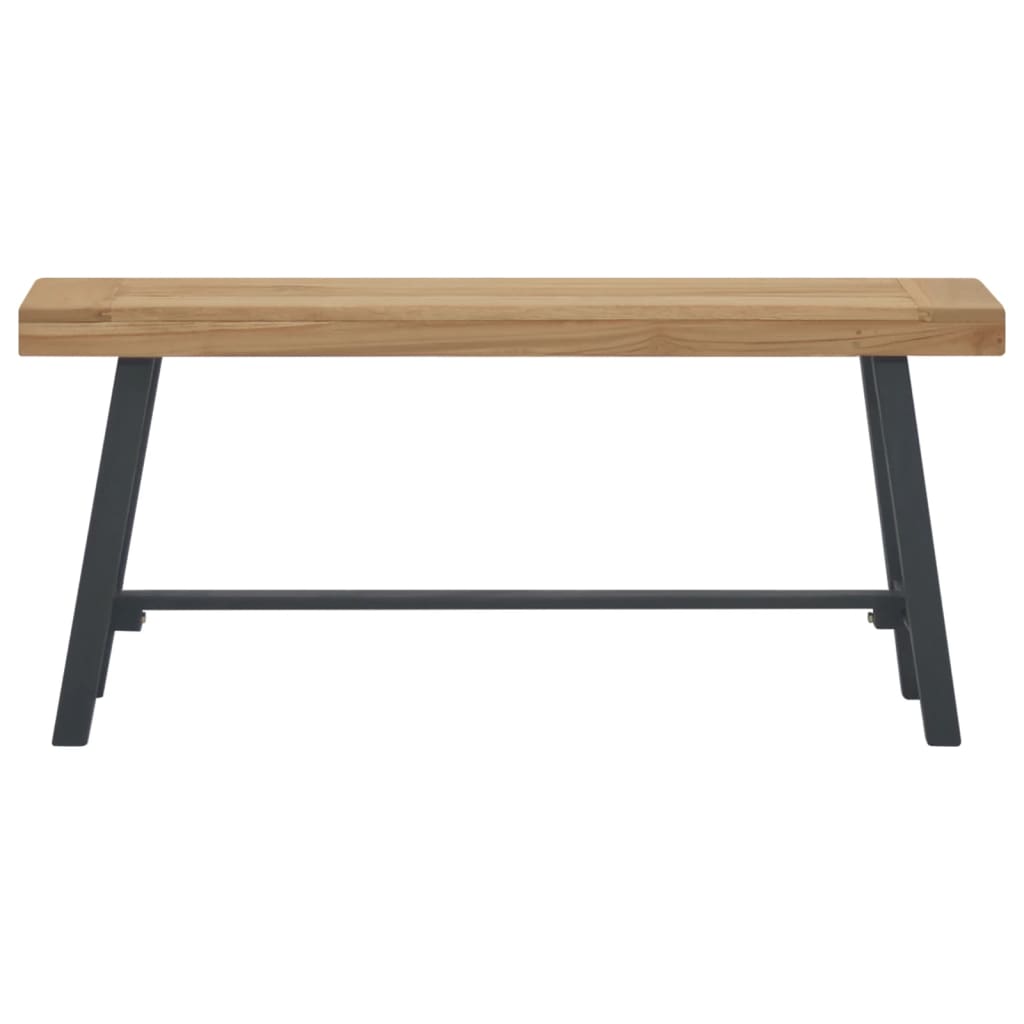 Lavica 110 cm masívne tíkové drevo