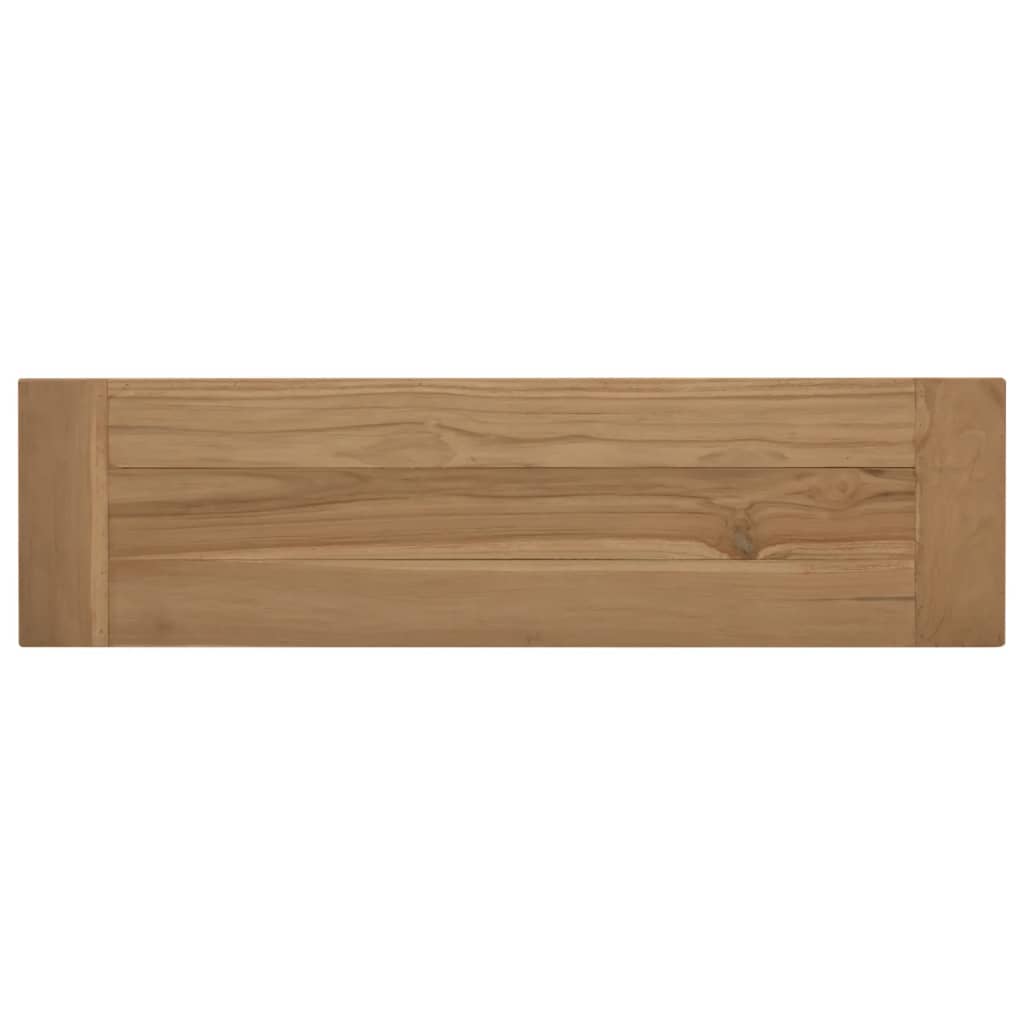Lavica 110 cm masívne tíkové drevo