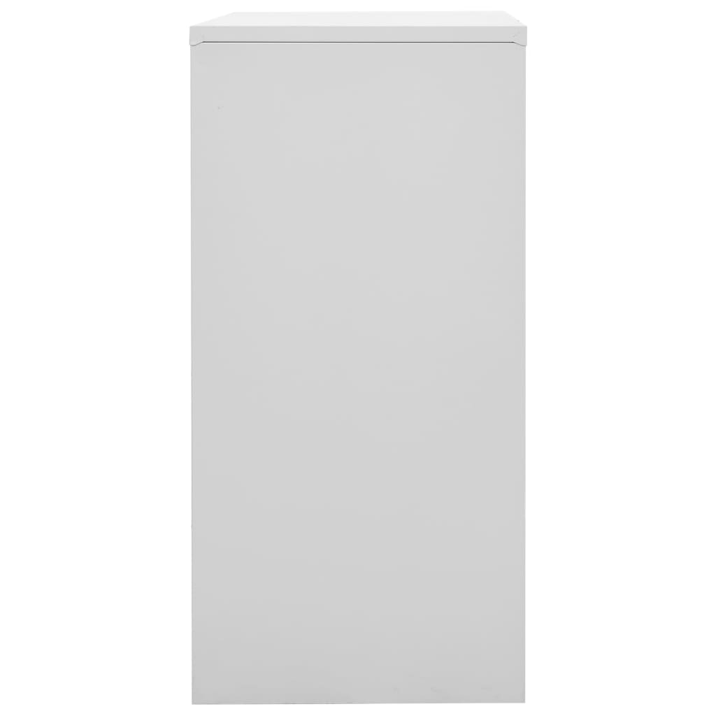 Uzamykacie skrinky 2 ks bledosivé a zelené 90x45x92,5 cm oceľové