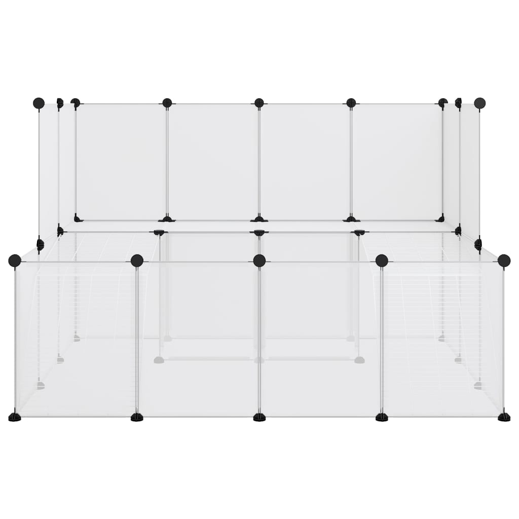 Klietka pre malé zvieratá priehľadná 143x107x93 cm PP a oceľ