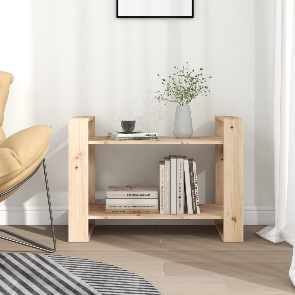 Knižnica/deliaca stena 80x35x56,5 cm masívna borovica
