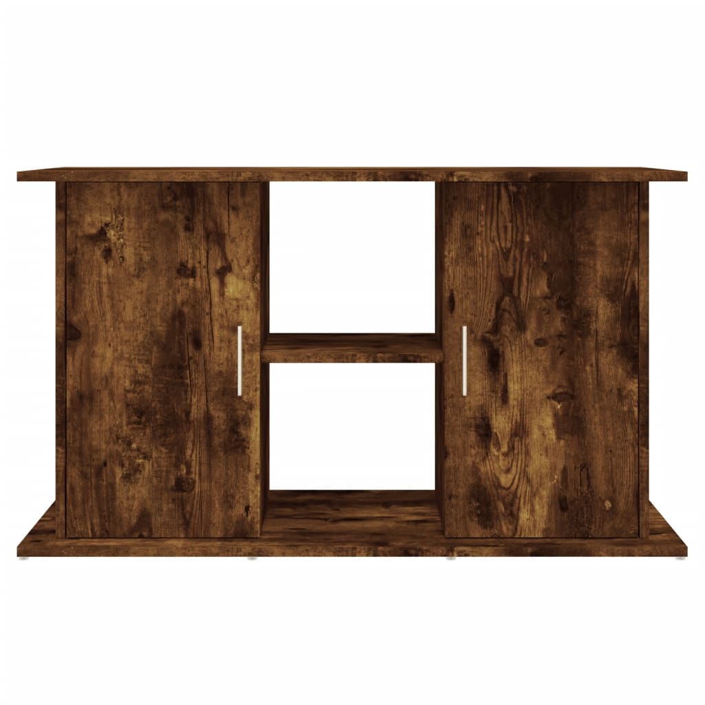 Stojan na akvárium dymový dub 101x41x58 cm kompozitné drevo