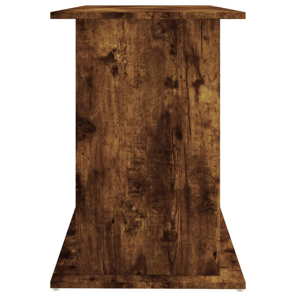 Stojan na akvárium dymový dub 121x41x58 cm kompozitné drevo