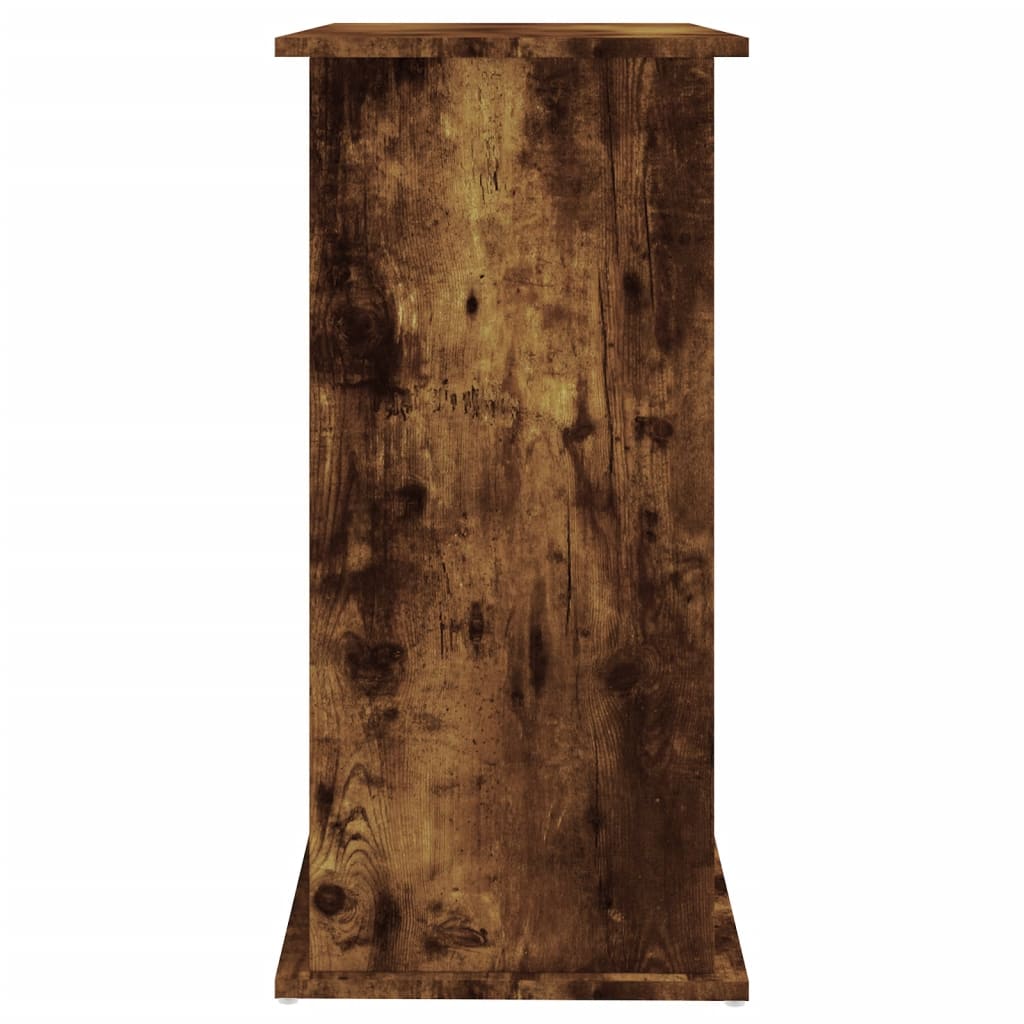 Stojan na akvárium dymový dub 81x36x73 cm kompozitné drevo