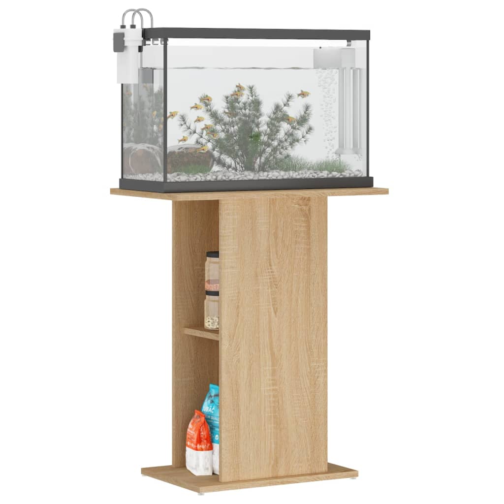 Stojan na akvárium dub sonoma 60,5x36x72,5 cm kompozitné drevo