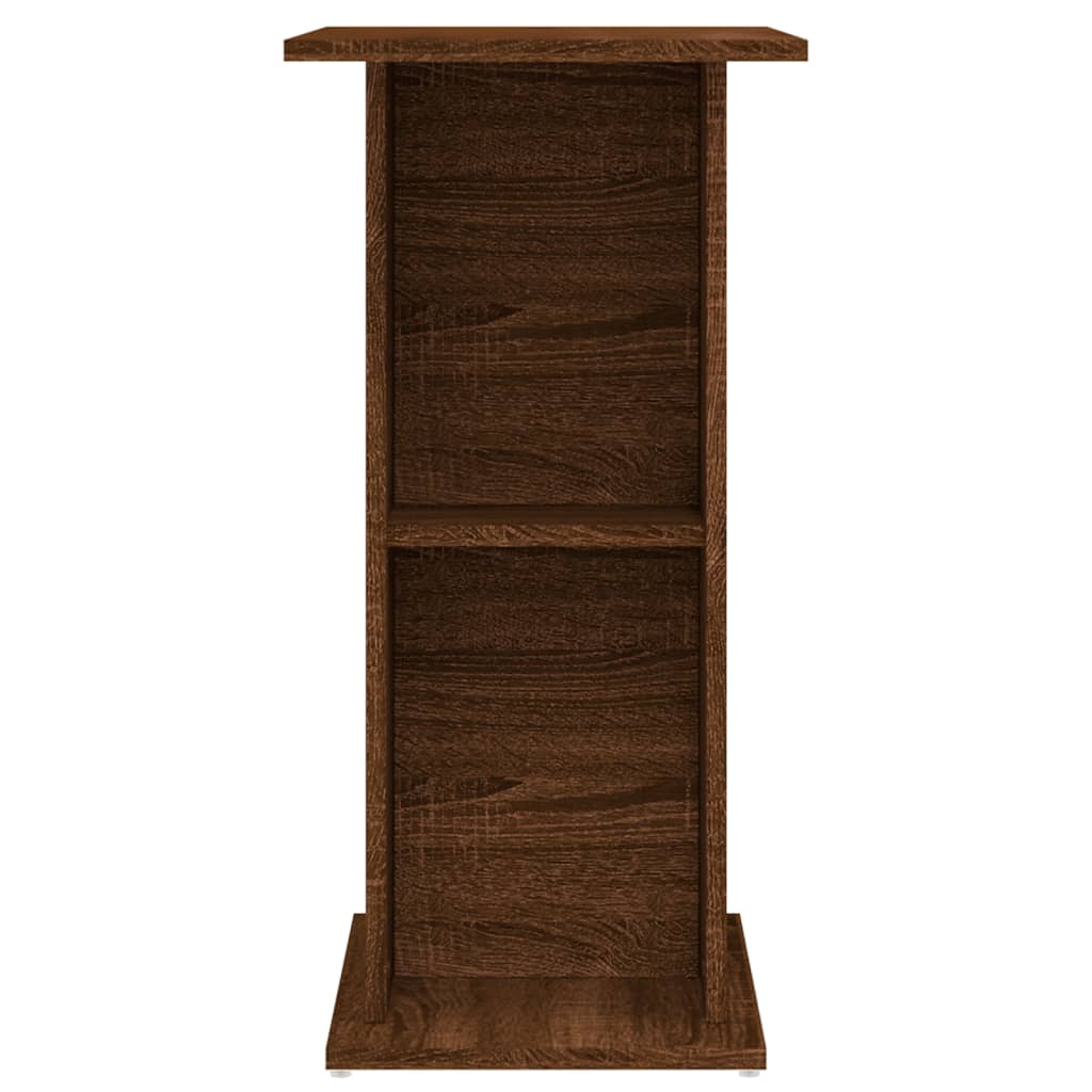 Stojan na akvárium hnedý dub 60,5x36x72,5 cm kompozitné drevo
