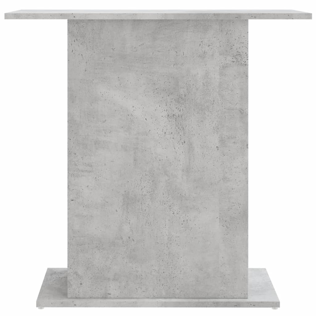 Stojan na akvárium betónový sivý 75x36x72,5 cm kompozitné drevo