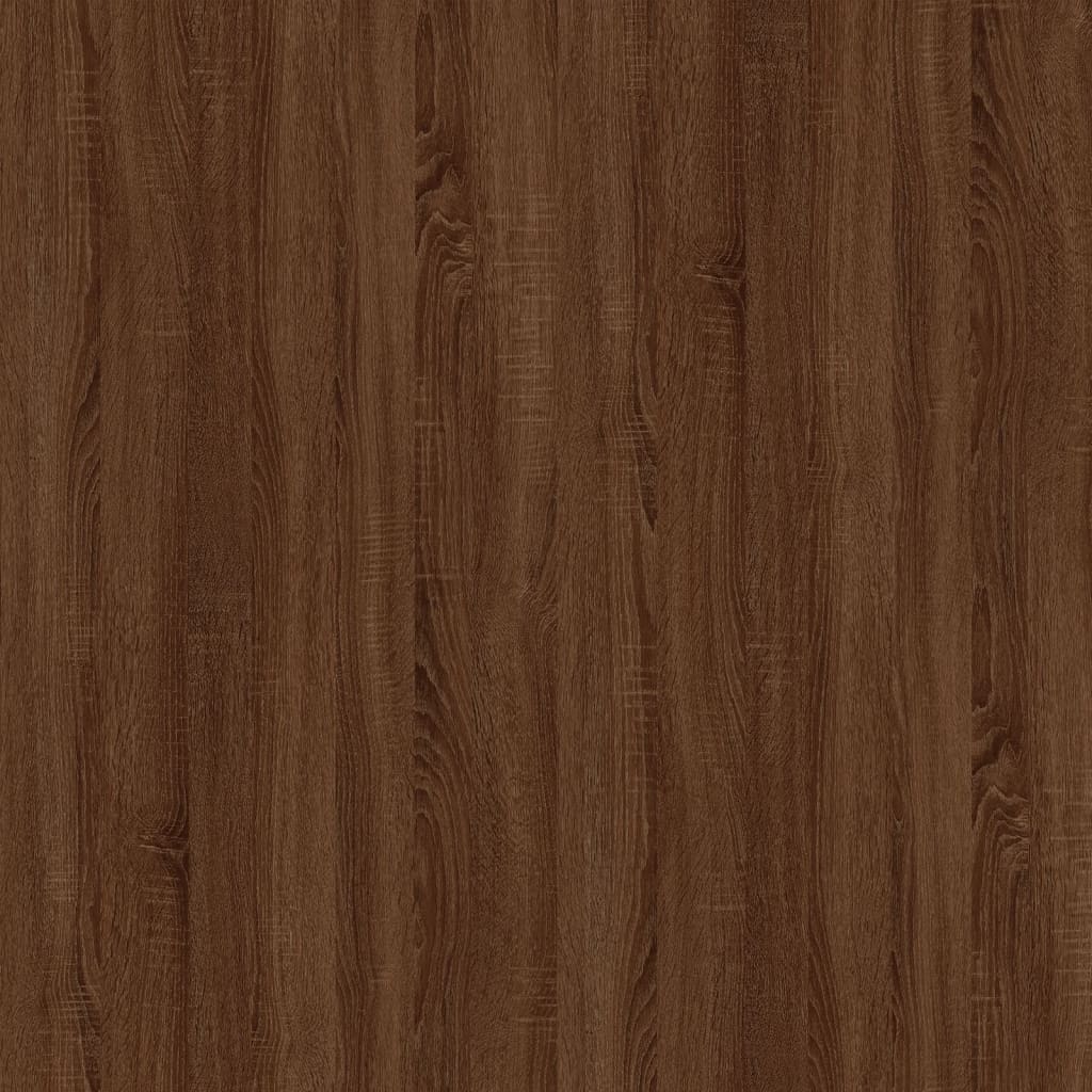 Konferenčný stolík hnedý dub 100x45x45 cm sprac. drevo a železo