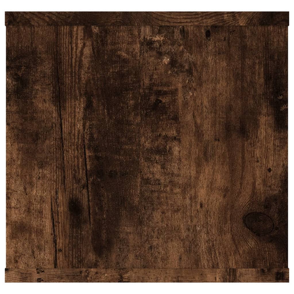 Nástenná polica dymový dub 102x30x29 cm spracované drevo